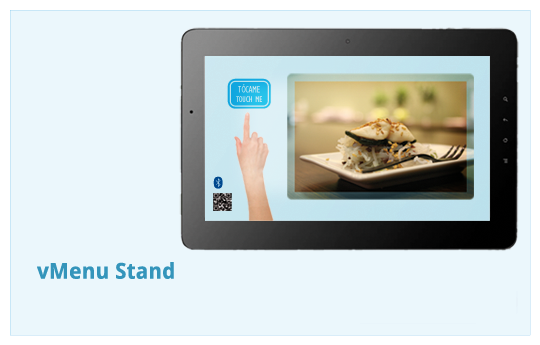 vMenu Stand: el atril con pantalla interactiva.